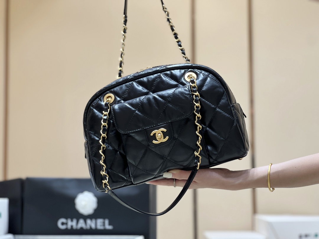 Chanel 24A Small Bowling Bag AS4905