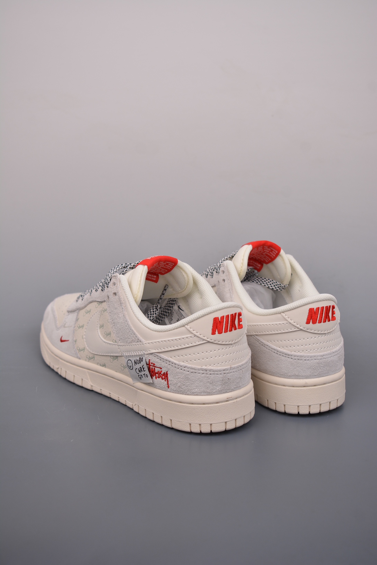 Stussy x Nike By You SB Dunk Low Retro SP Beige Grey YX5066-218