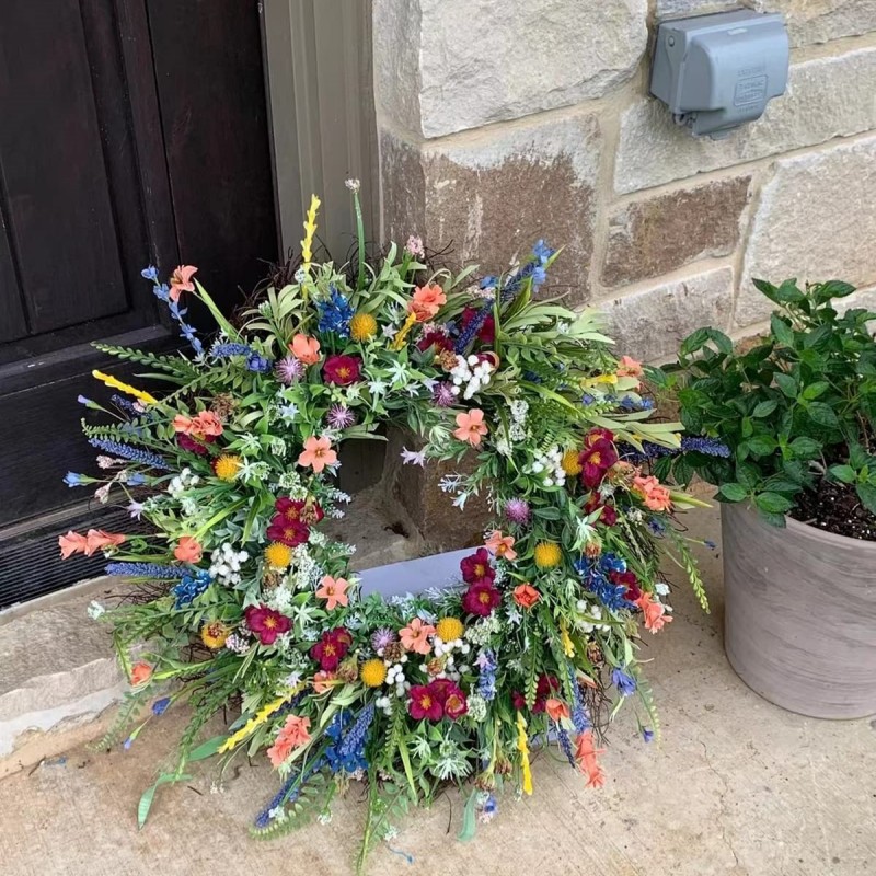Texas Wildflower wreath