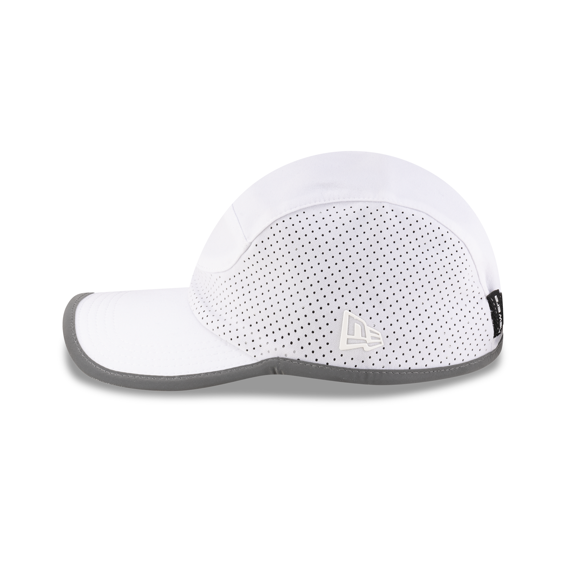 New Era Branded Train Performance Optic White Runner Hat