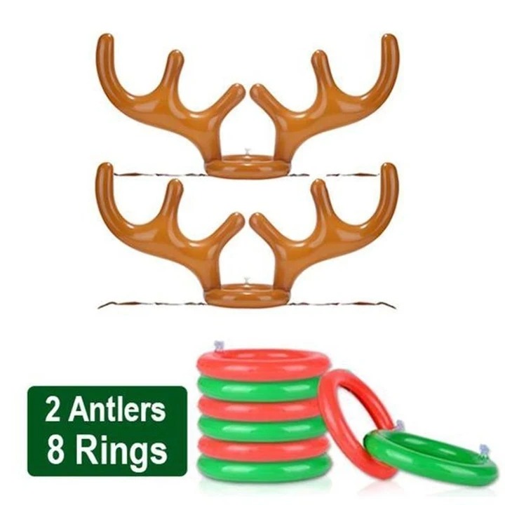 🎄Early Christmas Hot Sale 48% OFF- Reindeer Antler Ring Toss Game