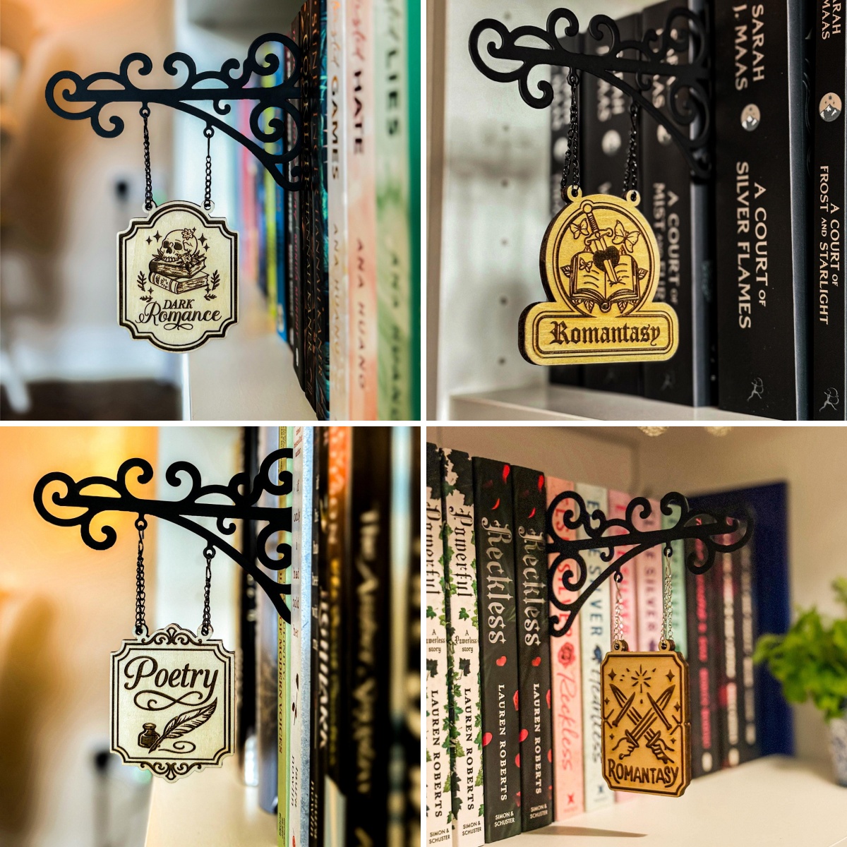 💥ON SALE💥- Book Genre Shelf Dividers 📚✨