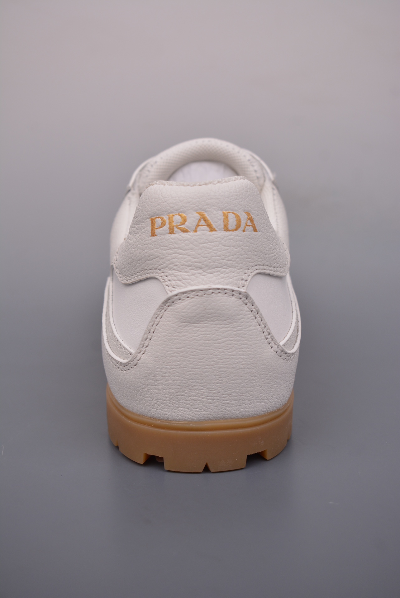 rada Downtown Low Sneakers White Pebbled Leather