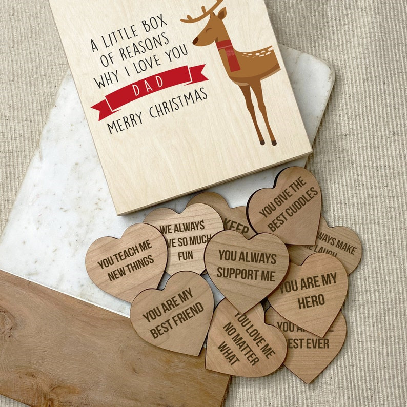 10 Reasons Why I Love You Dad Christmas Gift