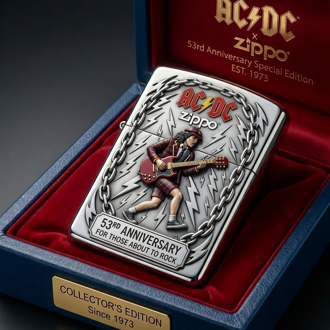 AC/DC 53rd Anniversary Special Edition Zippo Lighter