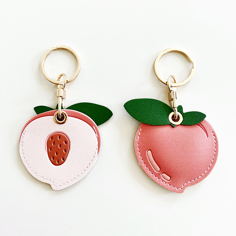 Cute Protective Air Tag Cover with Keychain Ring