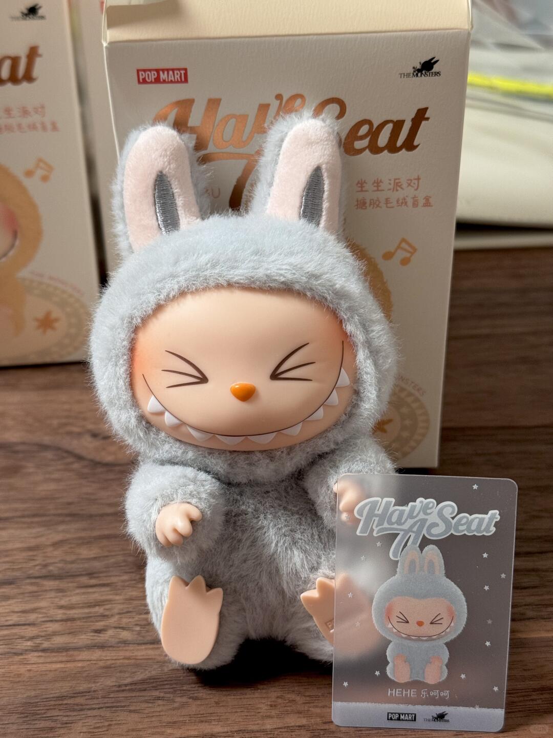 LABUBU Sit Party Vinyl Plush Pendant Blind Box Labub HaveASeat