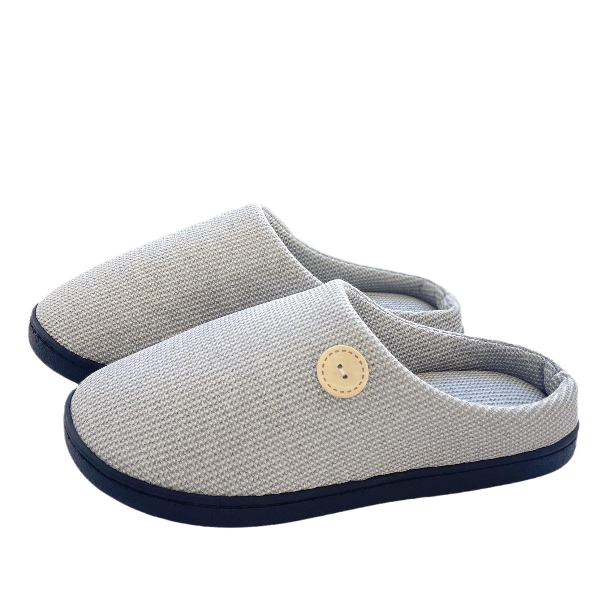 Sturdy Thick-Sole Adult Men's Home Shoes with Non-Slip Feature
