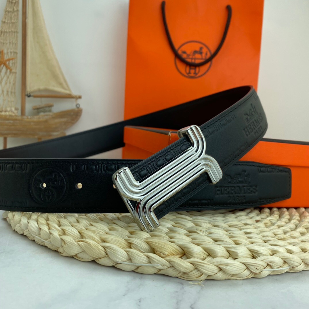 Hermès Special Leather Belt Series Width 3.8CM