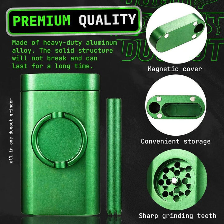 (🔥Last Day Promotion-SAVE 50% OFF)All-in-One Dugout Grinder Container-BUY 2 GET 10% OFF & FREE SHIPPING