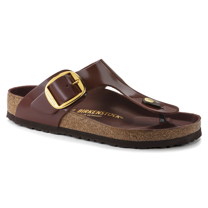 Gizeh Big Buckle Natural Leather Patent B-93226