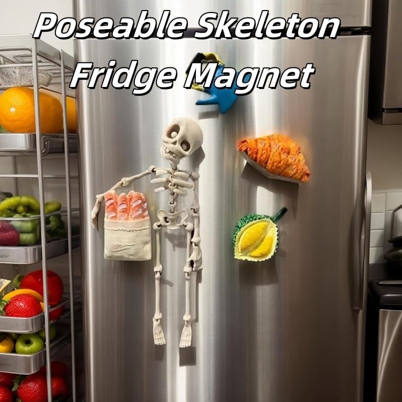 ✨Flash Sale✨Poseable Skeleton Fridge Magnet