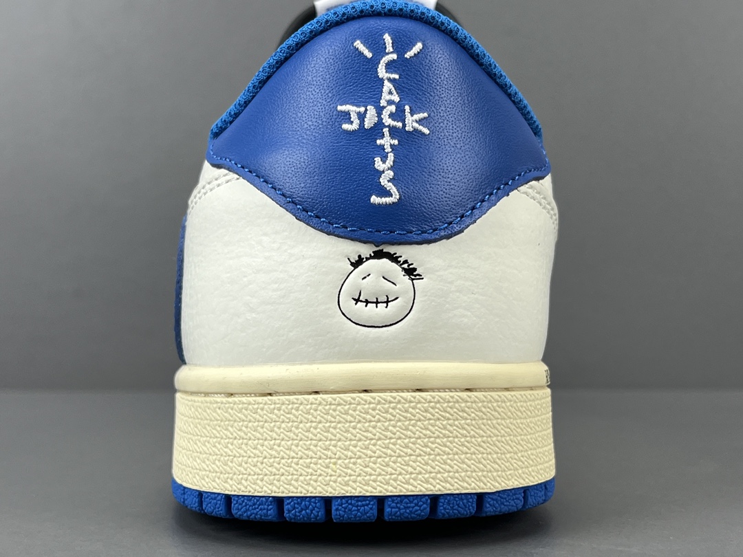 fragment design x Travis Scott x Air Jordan 1 Low OG SP AJ1 TS joint Fujiwara Hiroshi lightning hook 2.0 DM7866-104