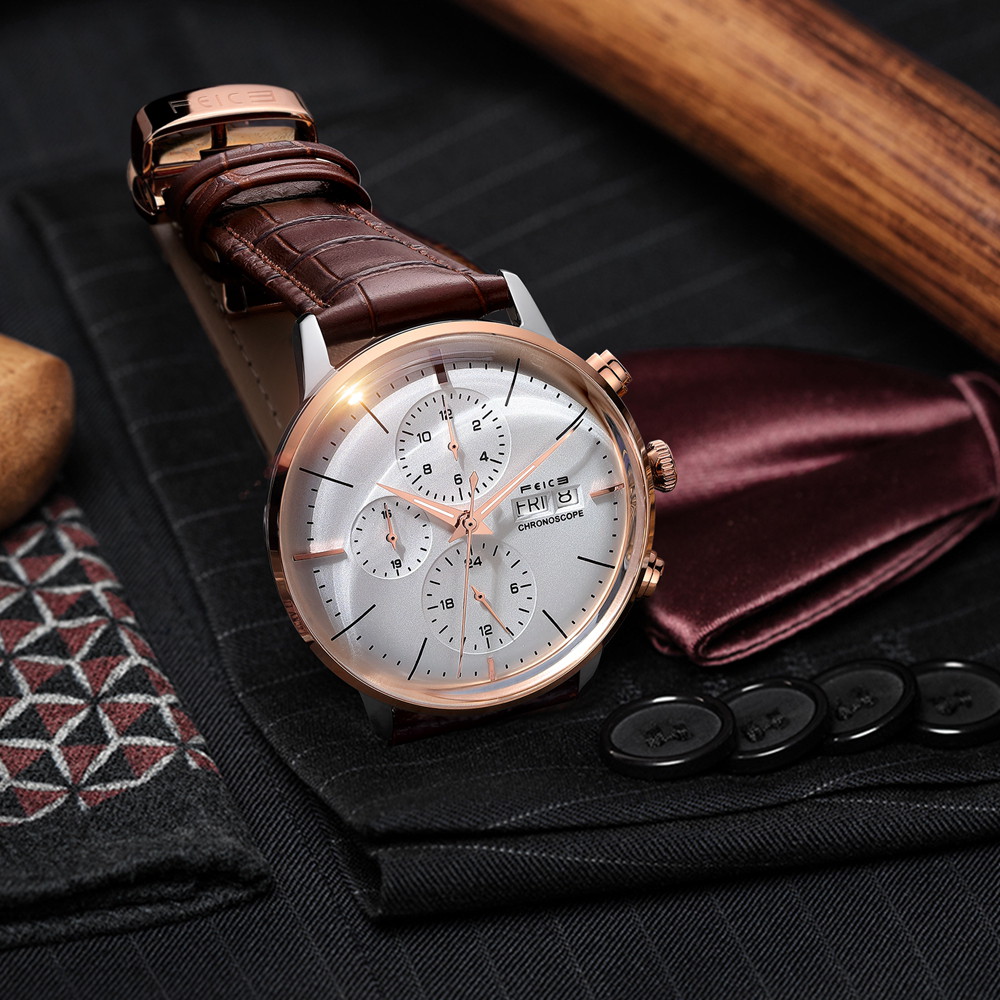 FM022 Multi Sub Dials Mechanical Dresswatch