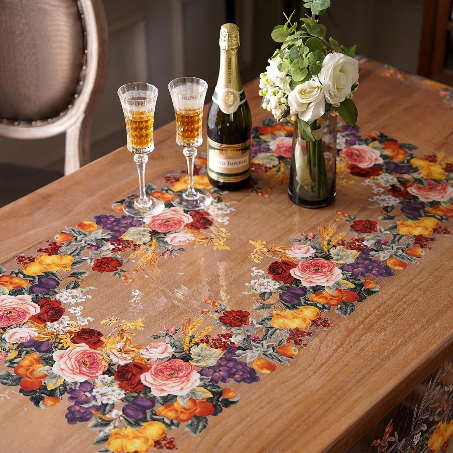 🔥ON SALE ALERT!🔥Clear Table Cover Protector Oil Spill Proof Vinyl PVC Tablecloths
