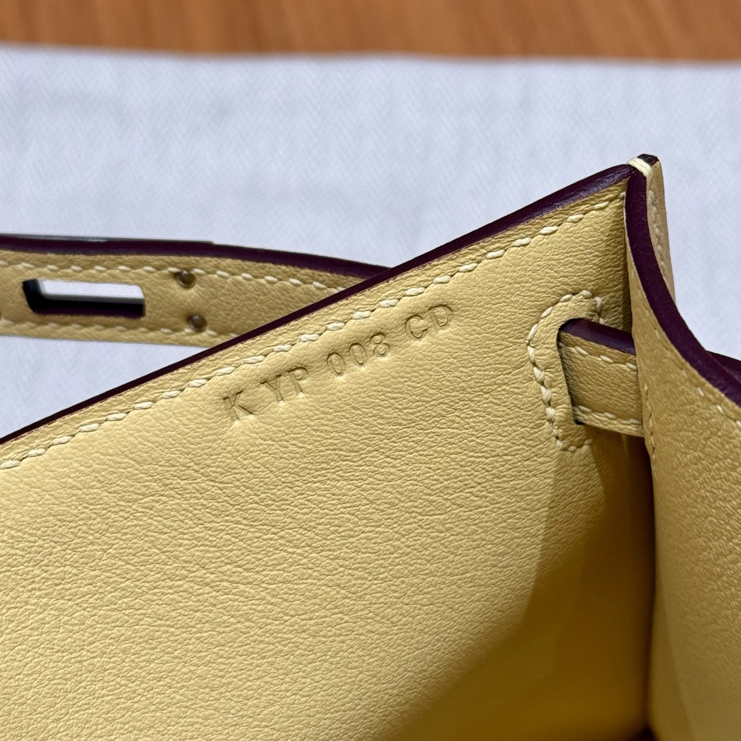 Hermès Kelly Pochette 1ZJaune Poussin Handbag (Handmade to Order)