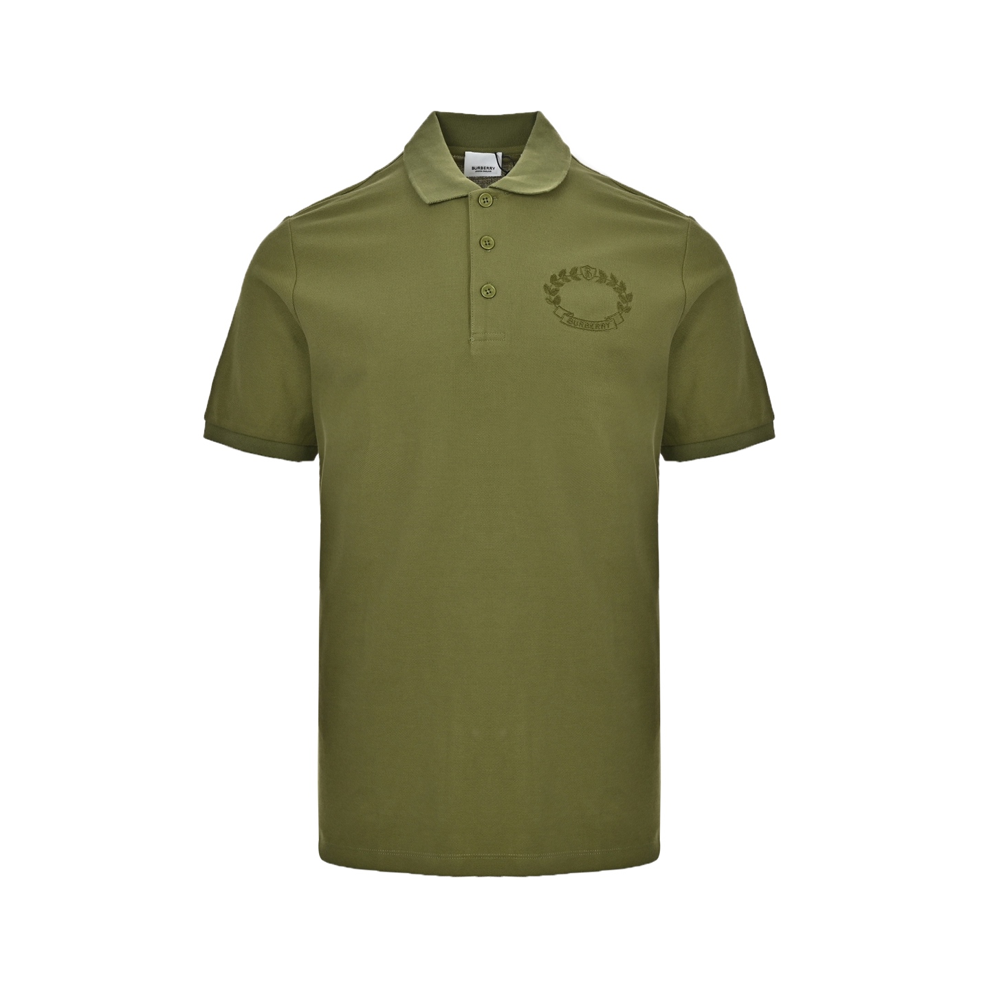 Burberry Polo short-sleeved shirt with wheat ears embroidery on chest