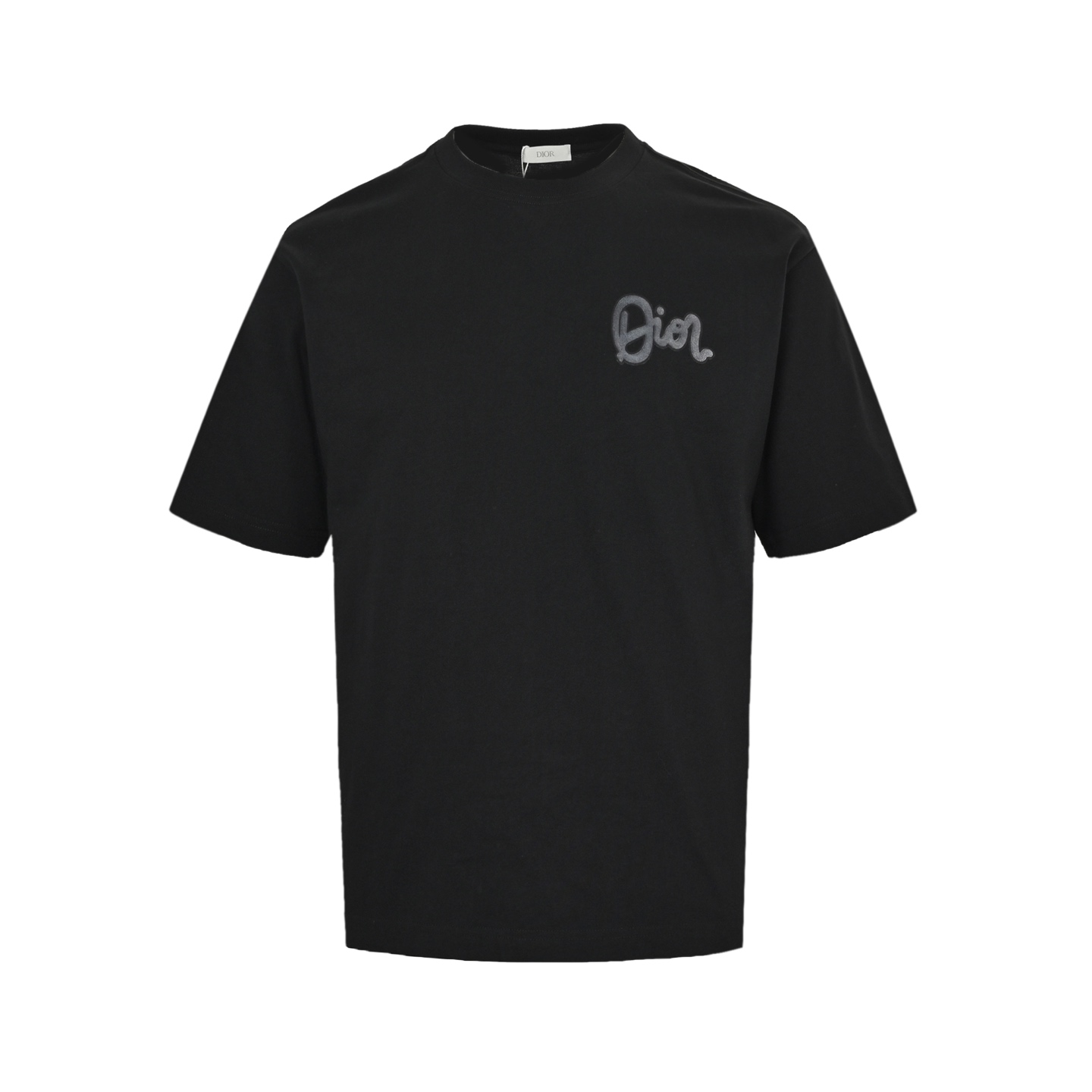 Dior 25ss art letter print short sleeve