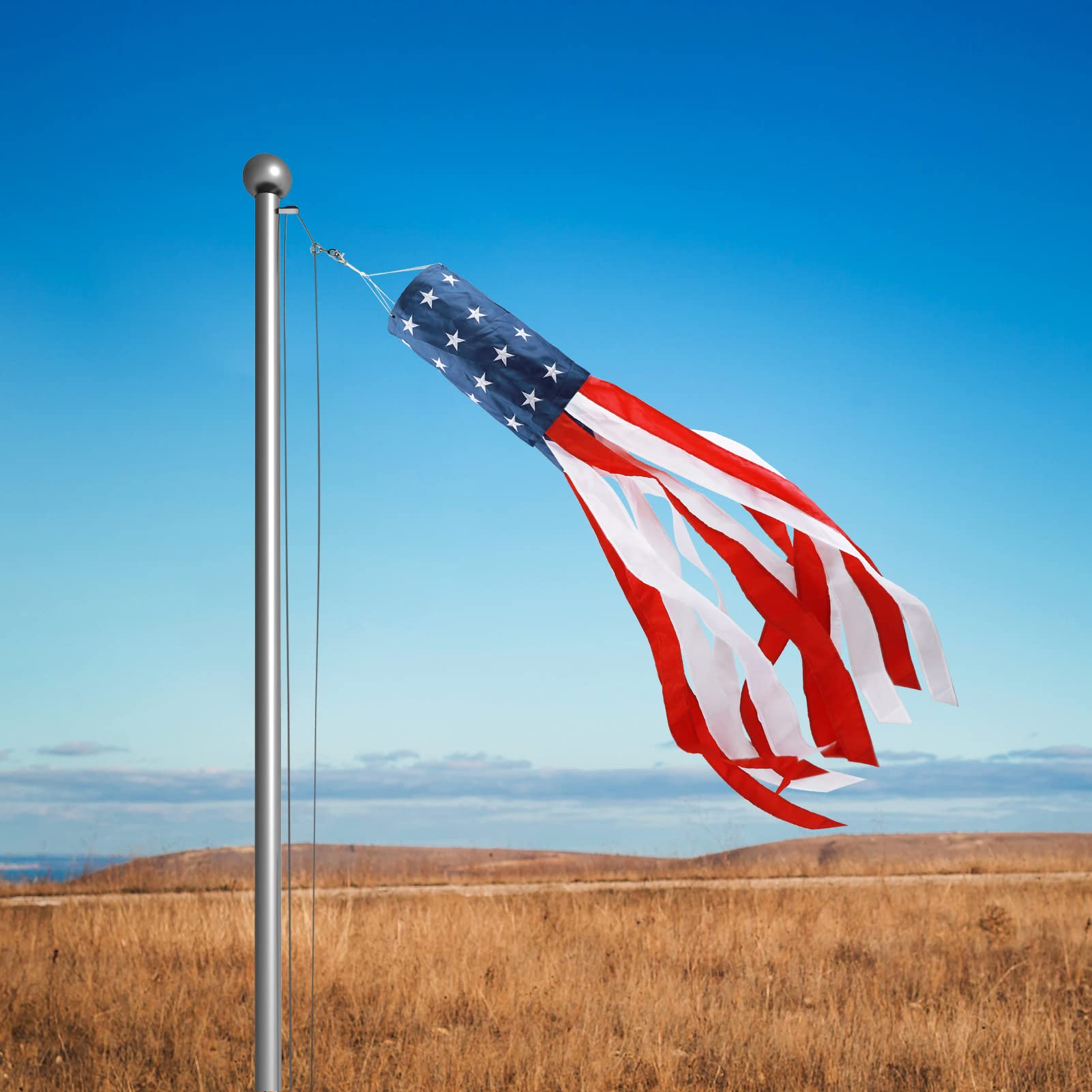 (🔥Last Day 60% OFF)-American Flag Wind Vane