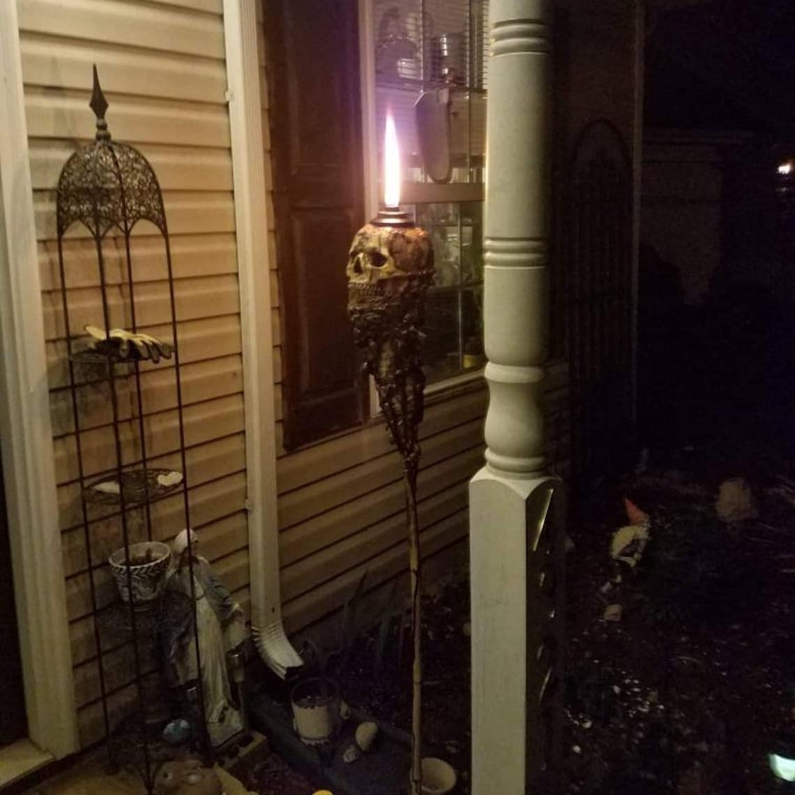 2024 New💀Handmade Skull Tiki Torch