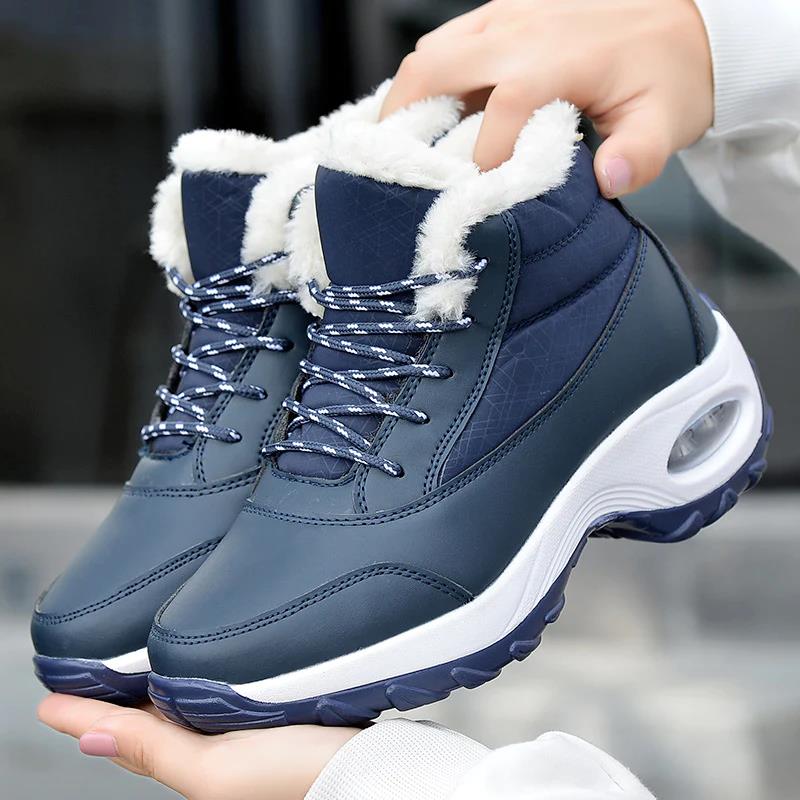 Winter Air Cushion Thick Soled Rocking Shoes