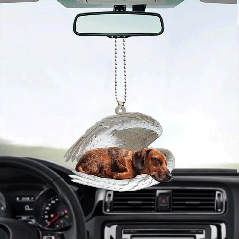 Dog Sleeping Angel Ornament | Dog Lovers Gift