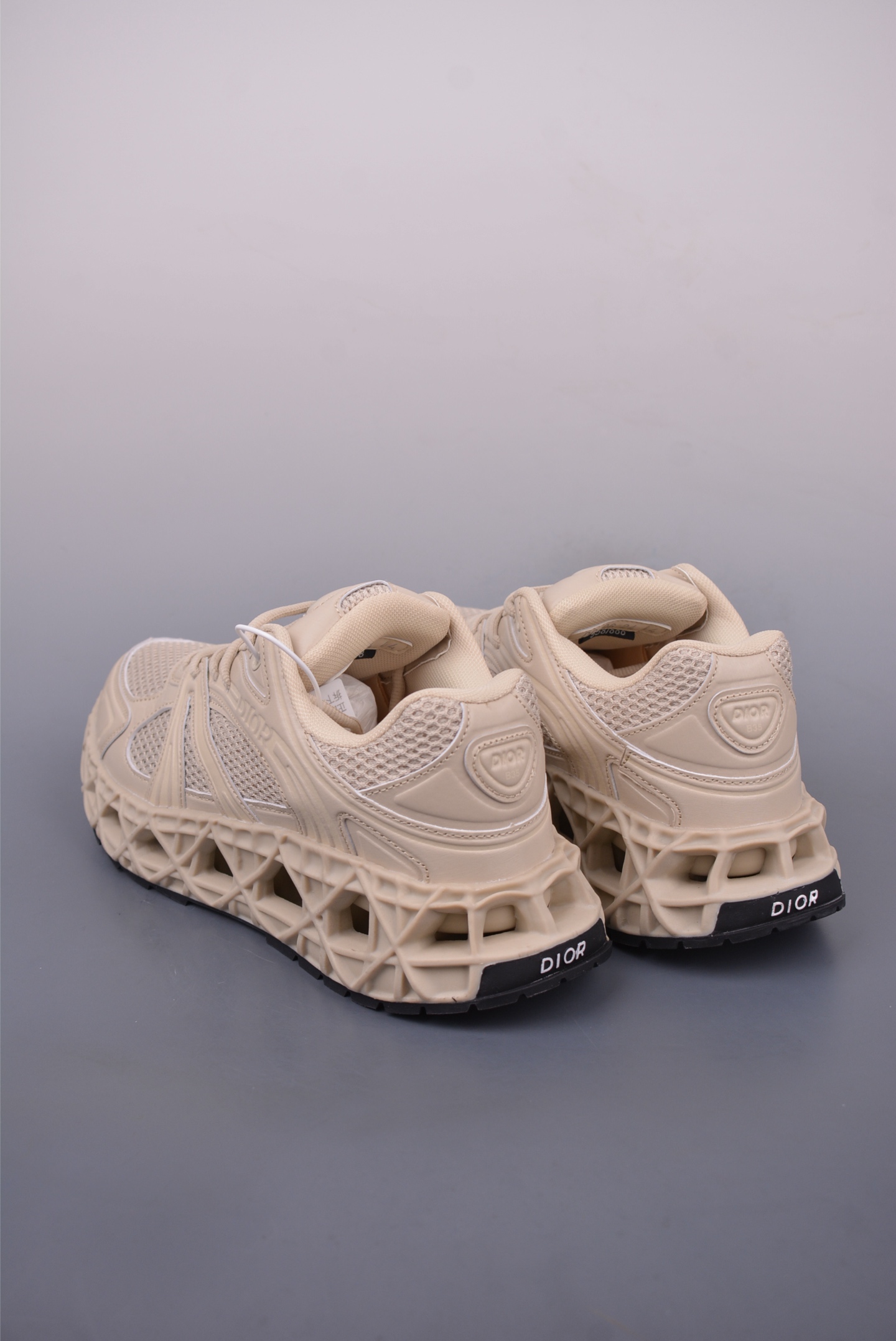 DIOR B35 round toe lace-up sneakers 3SN308JZK2722