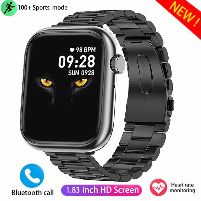 2024 New Women's Sport 1.85-inch smartwatch Women's Cycle Reminders HD Bluetooth Calls Men's smartwatch for Huawei Xiaomi + box