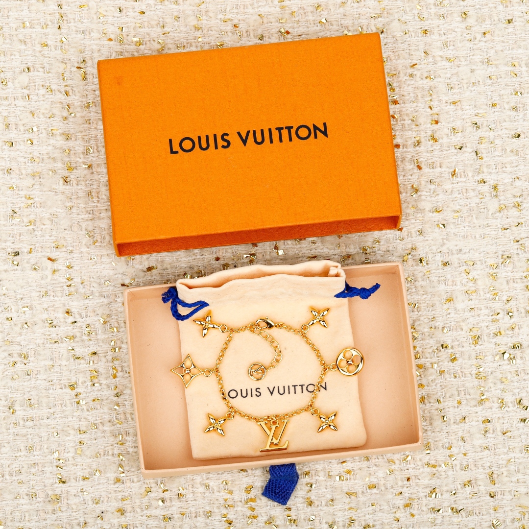 Louis Vuitton floral bracelet