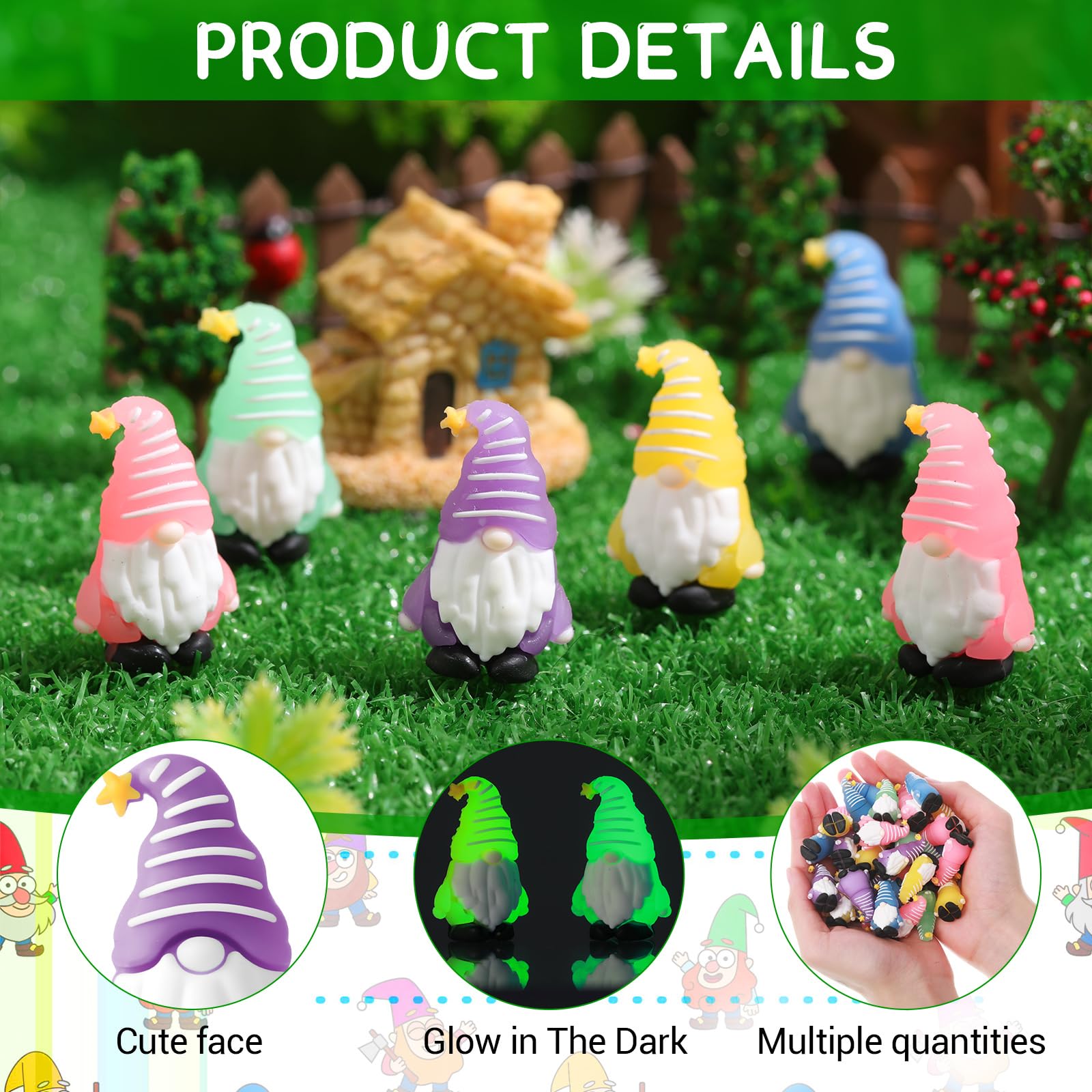 🔥ON SALE - 50% OFF🔥Luminous Mini Gnome Figurines