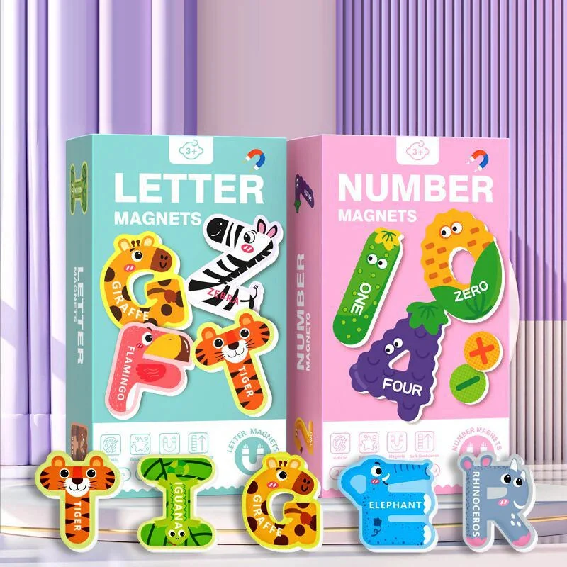 👍Last Day Promotion 50% OFF 💥 Animal-shaped Magnetic Alphabet ✨ BUY 2 FREE SHIPPING