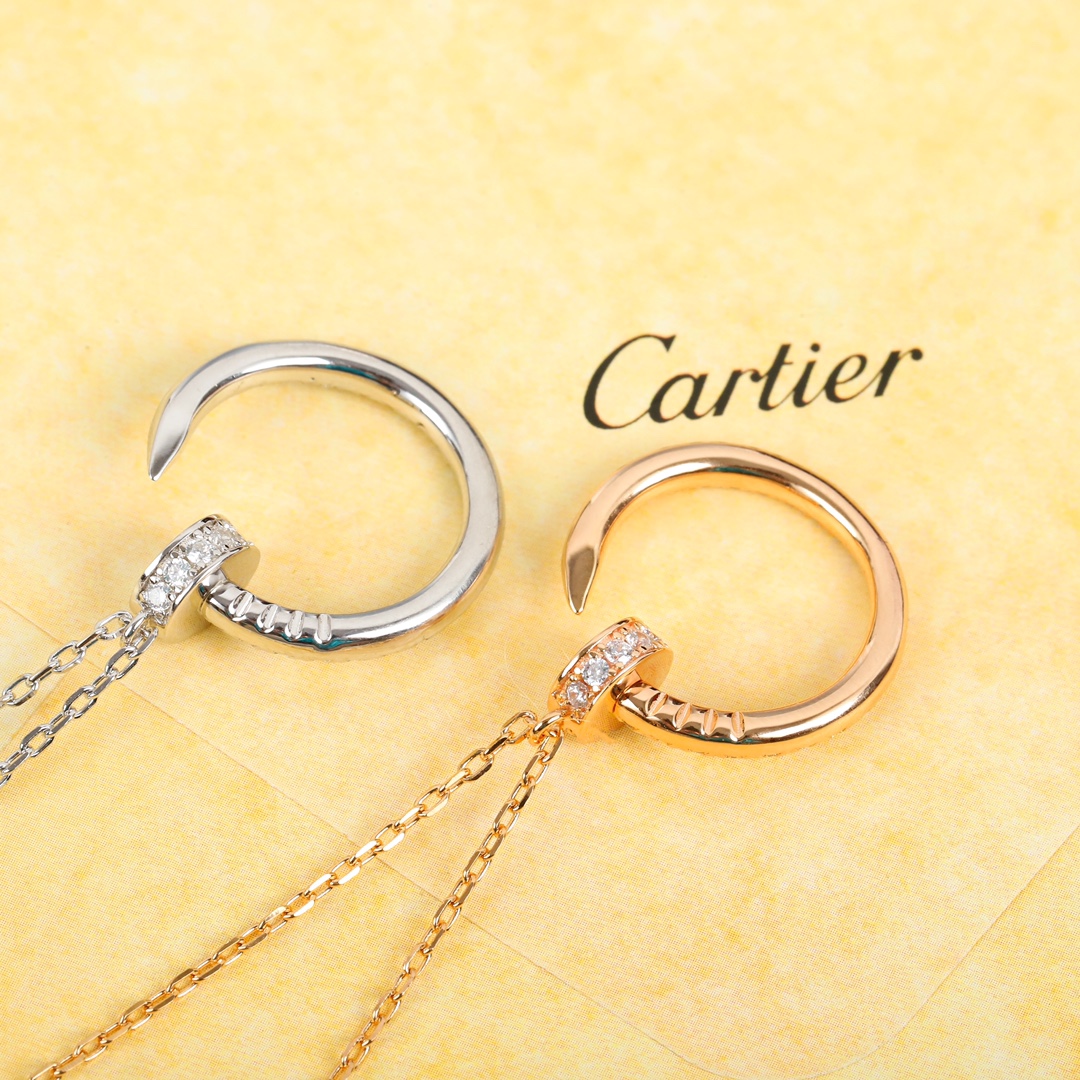 Cartier nail full diamond necklace