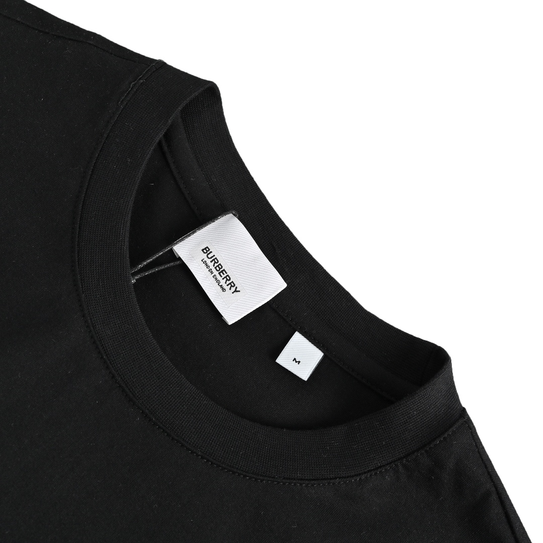 Burberry side check stitching short sleeves