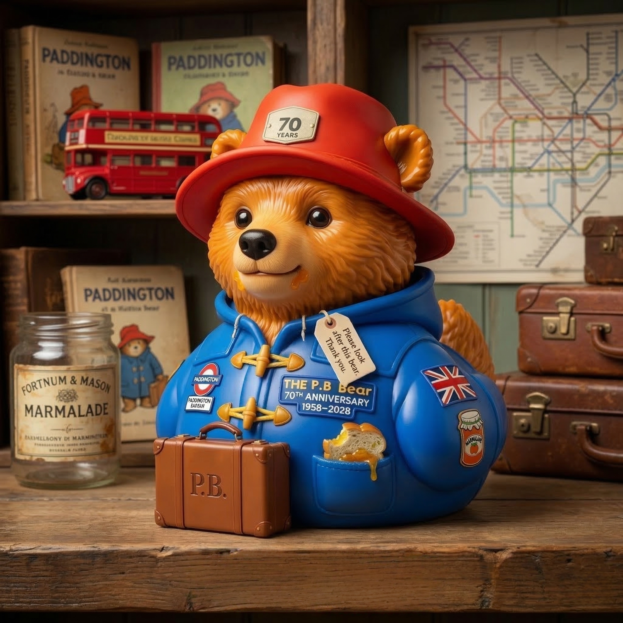 Paddington 70th Anniversary Commemorative Duck