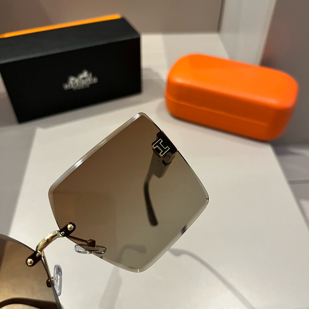 Hermes rimless sunglasses