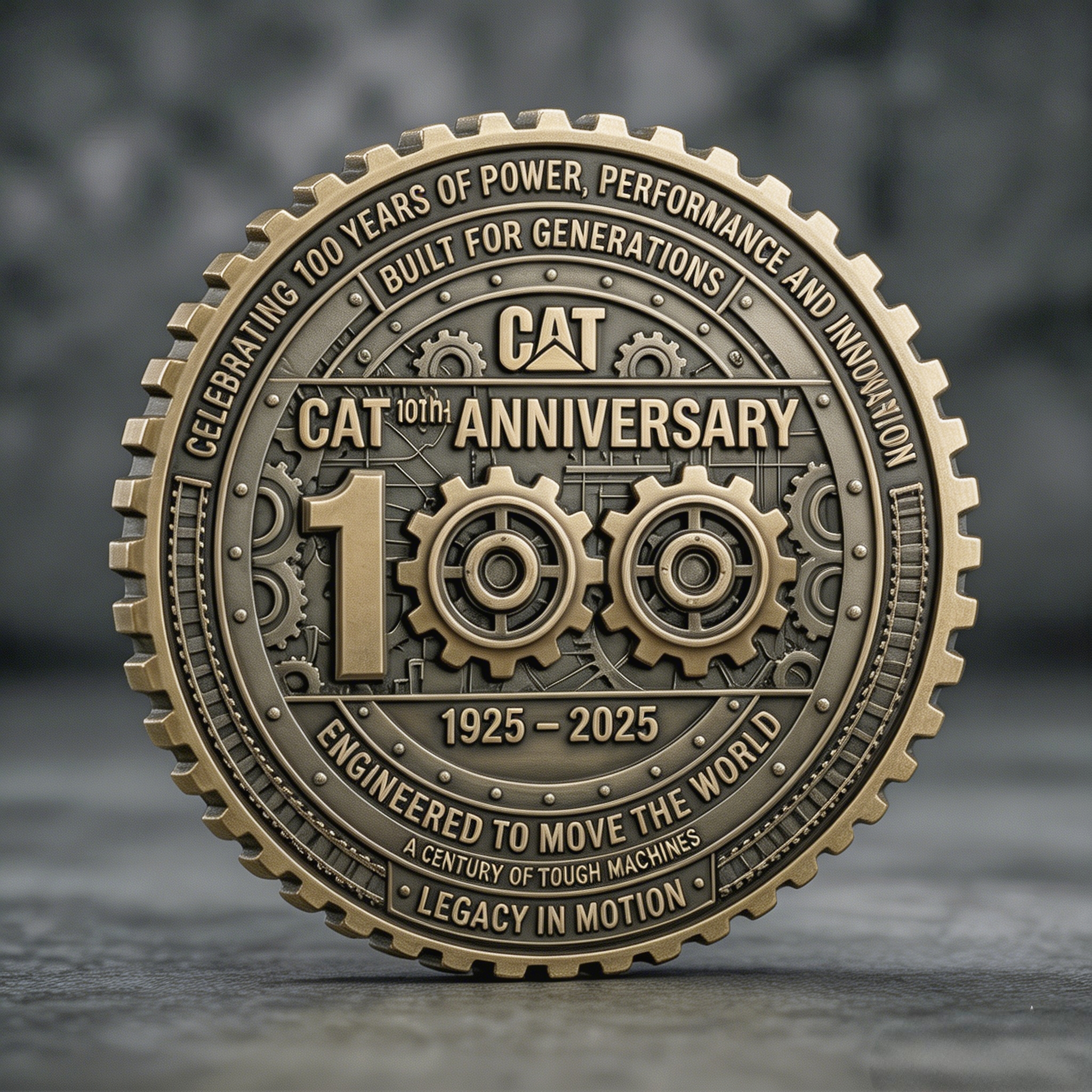 ⚙️CAT 100th Anniversary Limited Edition Commemorative Coin