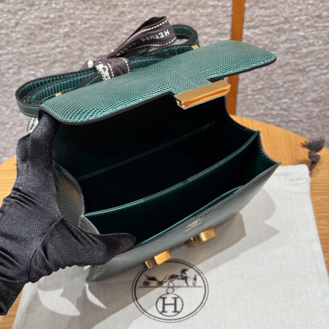 Hermès Constance 60Vert cypress (hand-made)