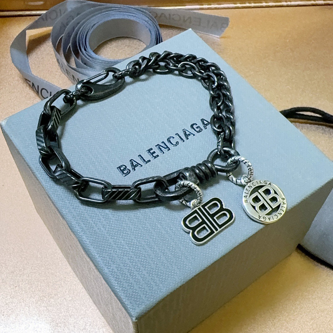 Balenciaga BB Vintage Chain Bracelet