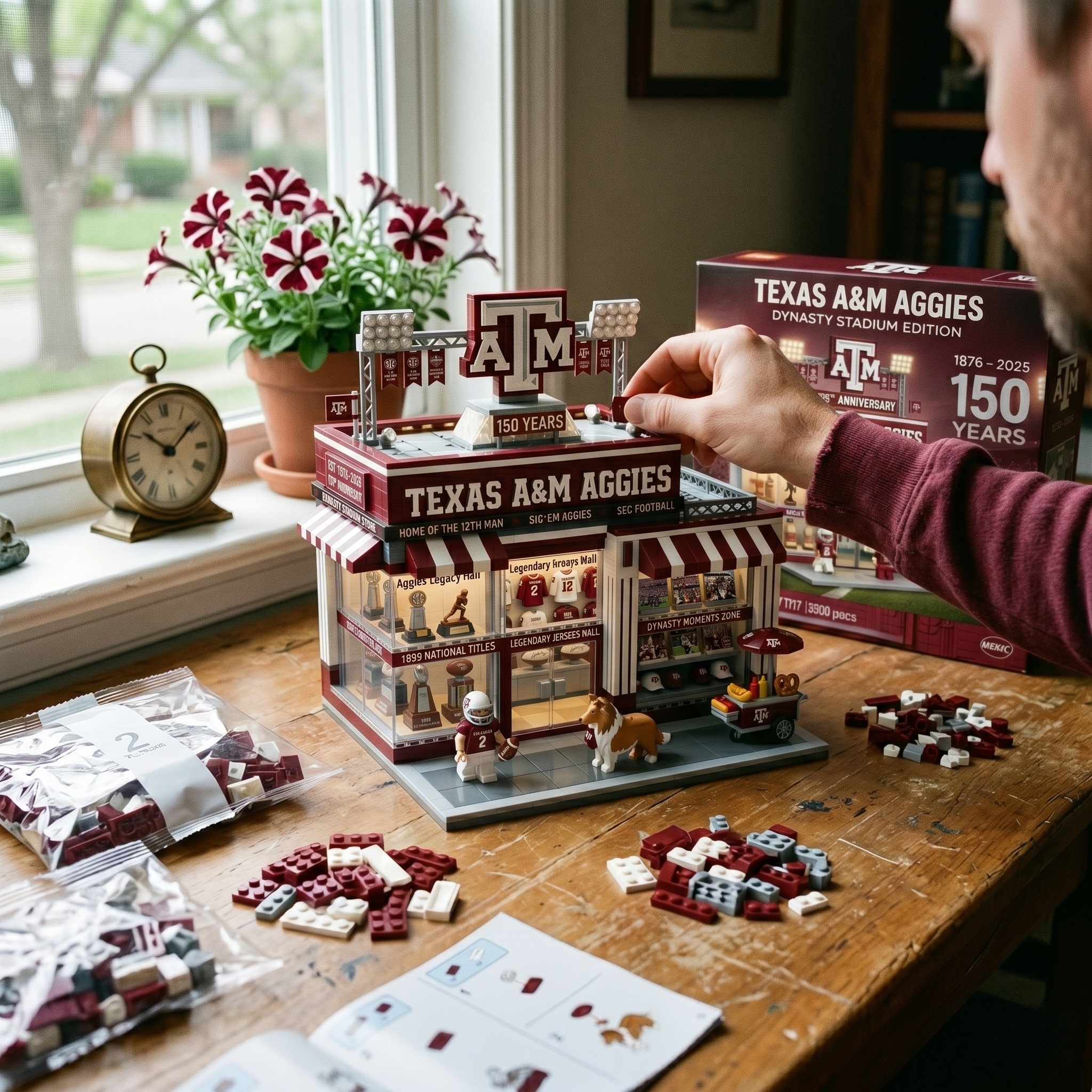 Texas A&M Aggies 150th Anniversary Building Set