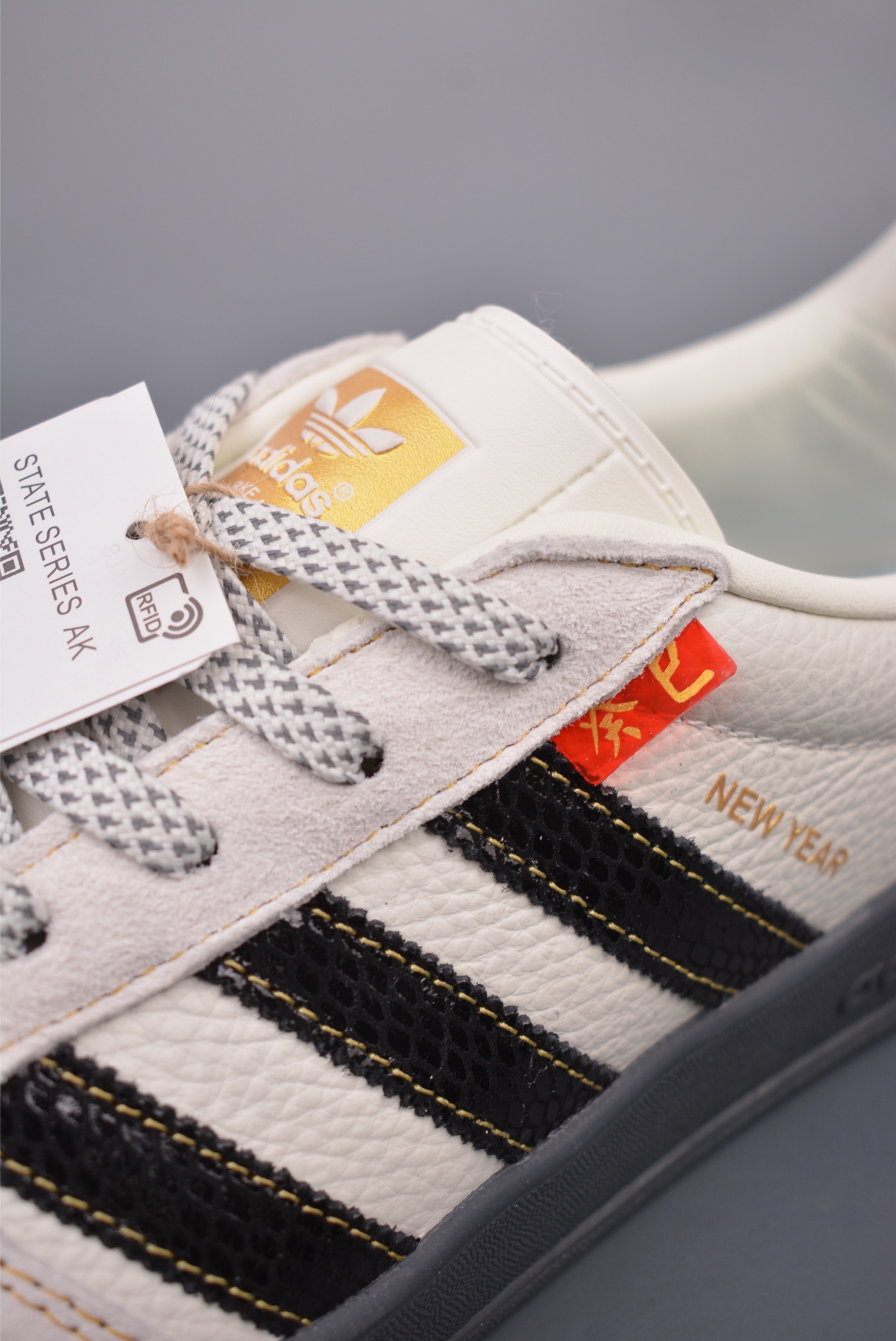 The North Face x Adidas Originals Samba OG White Black Gold Label CH6336