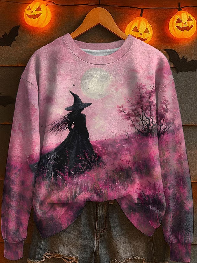 🔥Buy 3 Get 10% Off🔥Women's  Halloween Print Sweatshirt