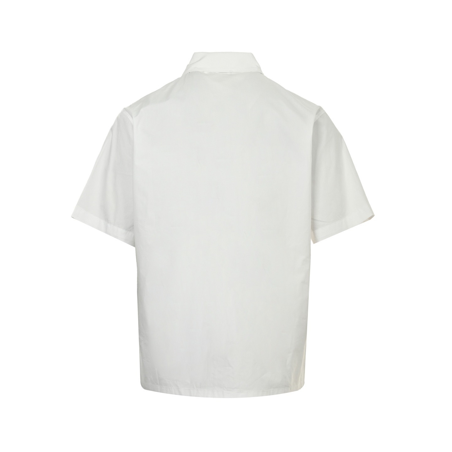Dior 25ss lily-of-the-valley embroidered short-sleeved shirt