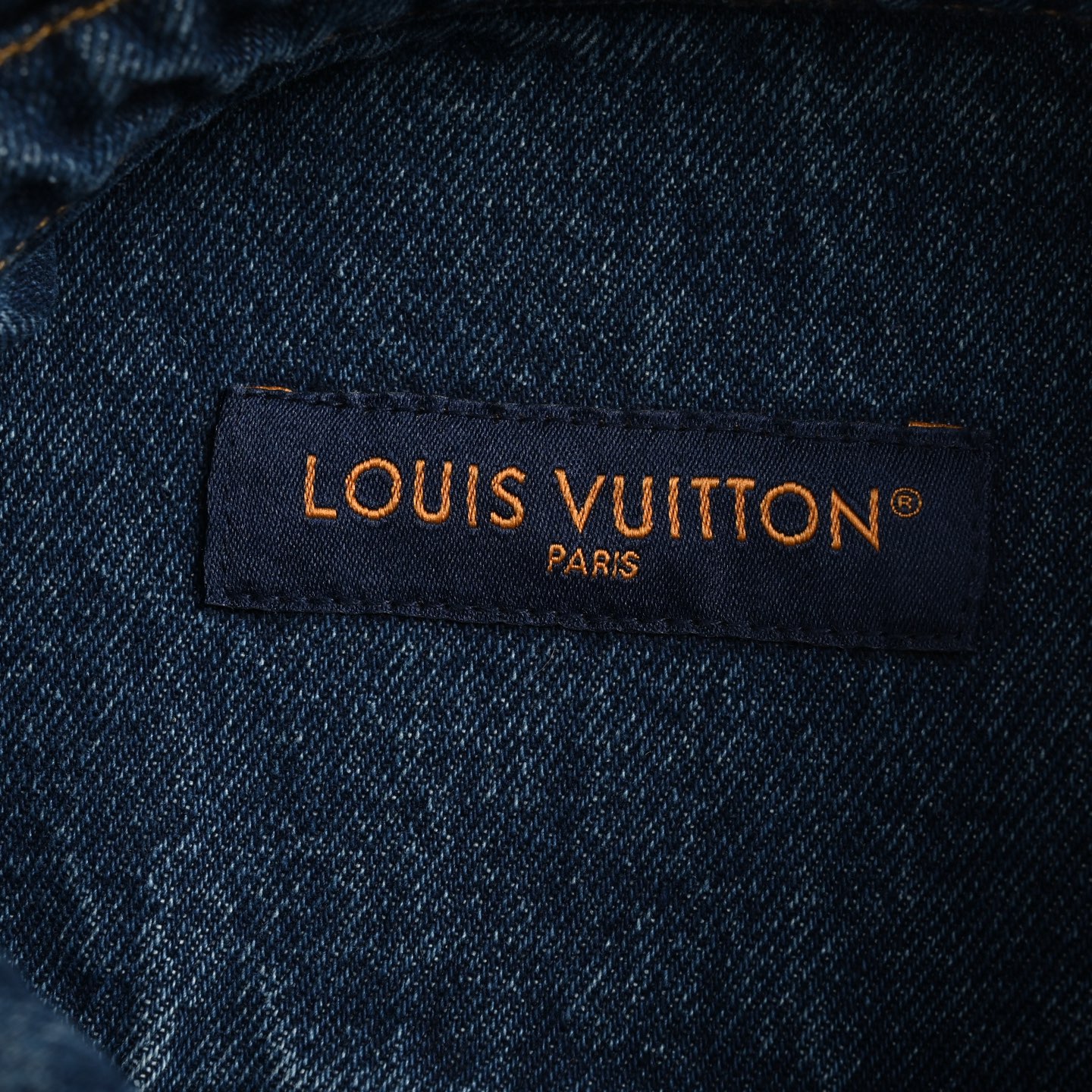 Louis Vuitton 24Fw sun-faded washed denim jacket