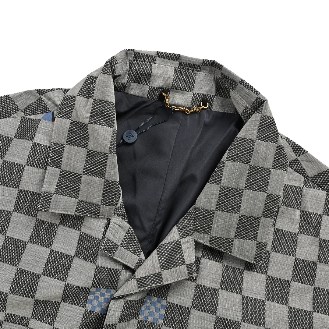 Louis Vuitton 24Fw Copa America checkerboard blazer