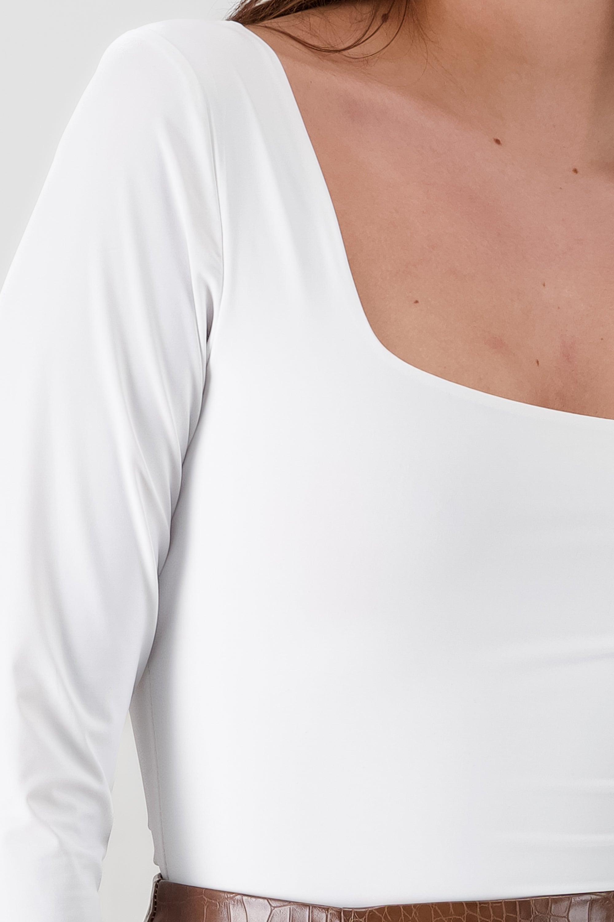 Long Sleeve SquareNeck Top