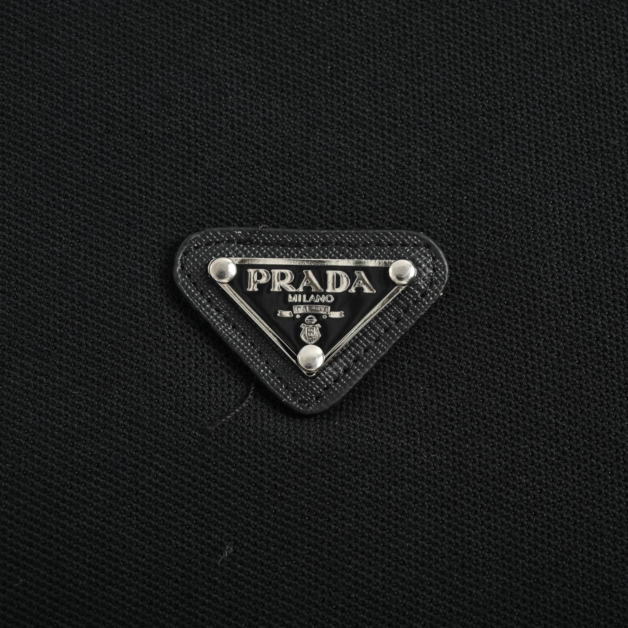 Prada Classic Triangle Logo Polo Short Sleeve