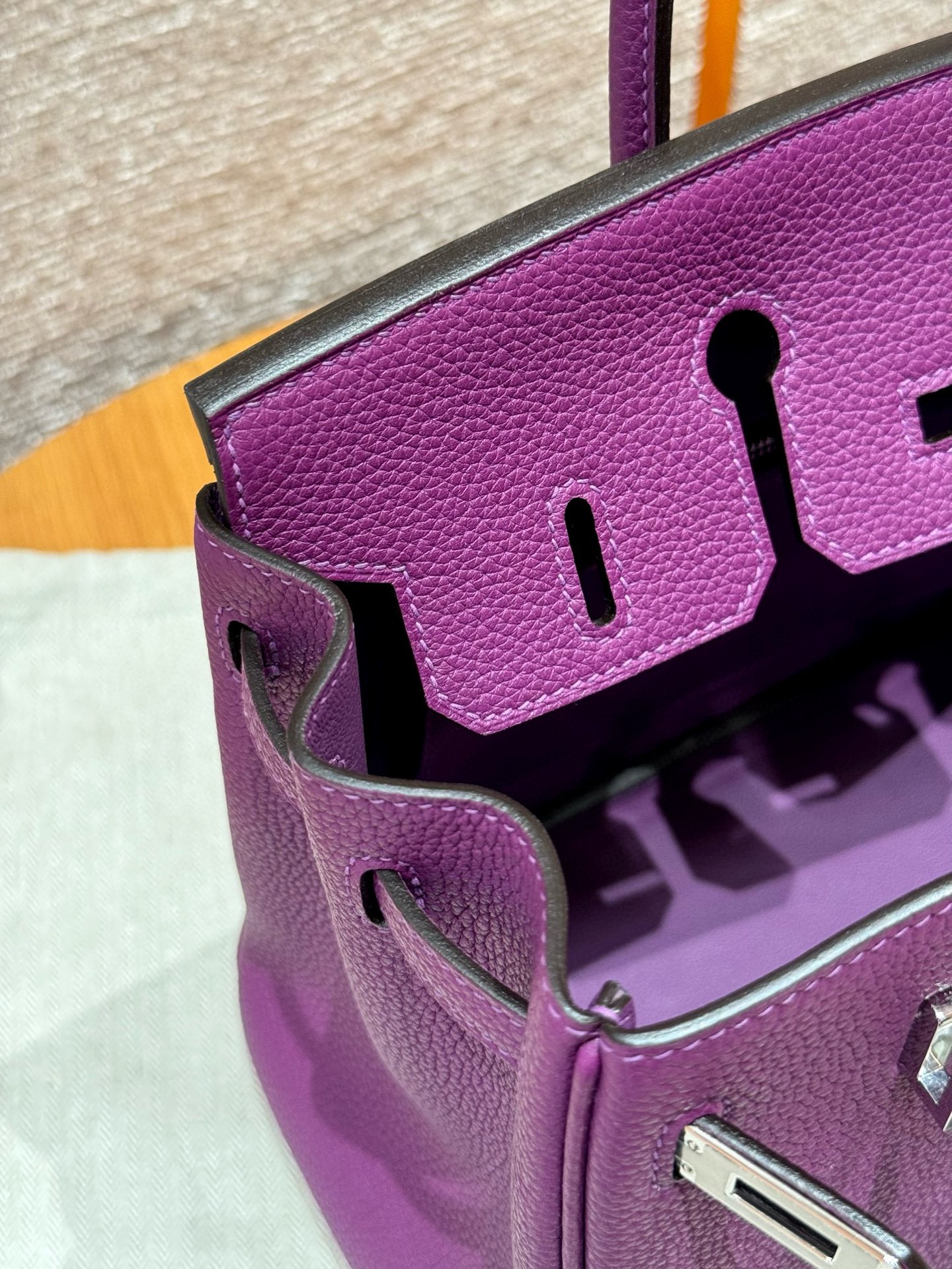 Hermes Birkin P9Anemone Handbag (Handmade to Order)
