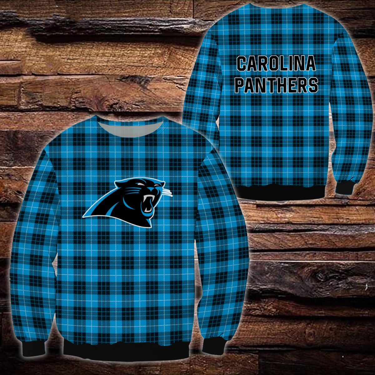 CAROLINA PANTHERS 3D HOODIE SKULL108