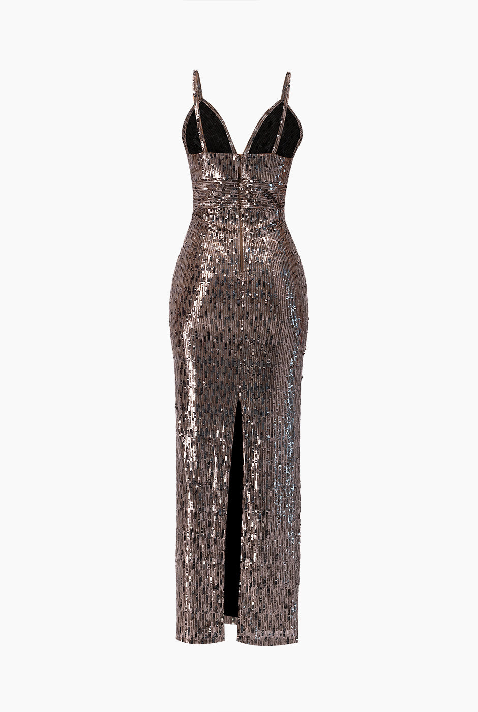 Vestido con abertura trasera