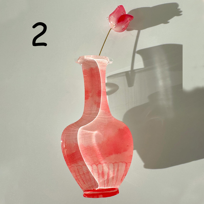 Flower Vase Fridge Magnets